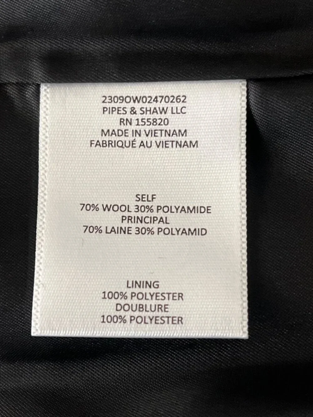 Veronica Beard Women XS Wool Coat Frattini Dickey Double-Breasted Black $998 NEW - Picture 11 of 12